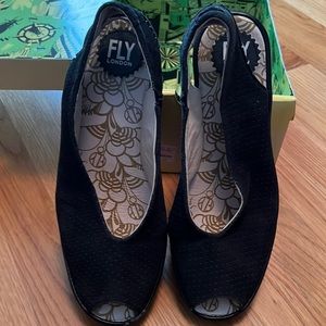 Fly London black shoes